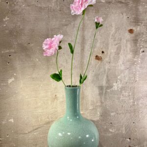 Zijden viool tak roze