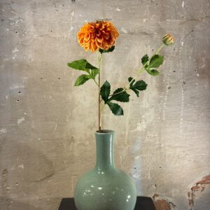Zijden dahlia oranje