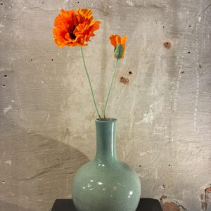 Zijden papaver oranje