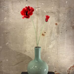 Zijden papaver rood