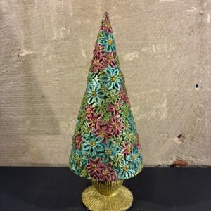 Resin kerstboom blooming jewel pastel