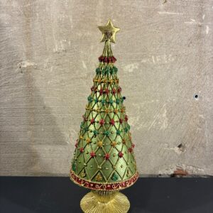 Resin kerstboom emerald diamond green