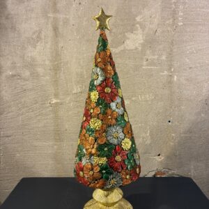 Resin kerstboom floral bloom