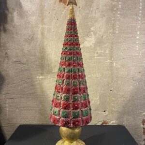 Resin kerstboom rosette jewel