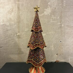 Resin kerstboom royal ribbon