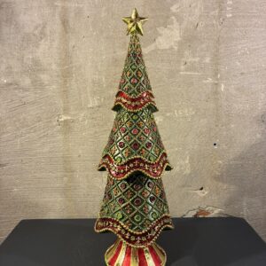 Resin kerstboom royal ribbon groen