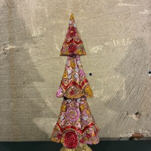 Resin kerstboom royal rose