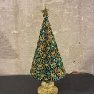 Resin kerstboom scallop