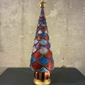 Resin kerstboom scallop