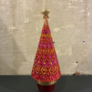Resin kerstboom sunset diamond
