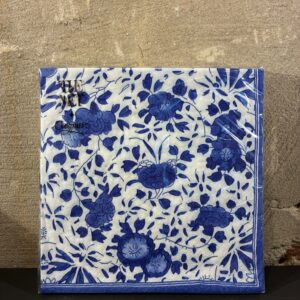 Servetten delft blue flowers