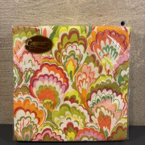 Servetten marbled ceramica raspberry