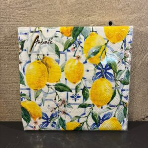 Servetten mediterranen lemons