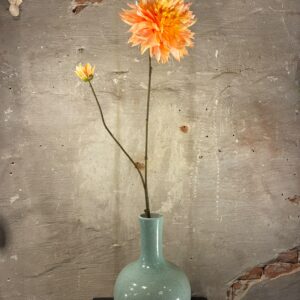 Zijden dahlia oranje