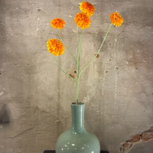 Zijden tagetes tak oranje